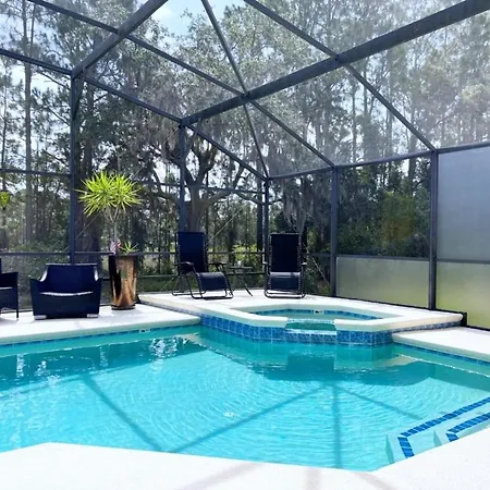 Great Privacy By Pool- Pool Home With Game Room Home